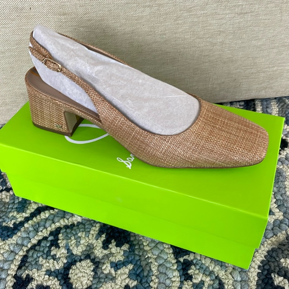 Sam Edelman 8.5 Terra Slingback Block Heel